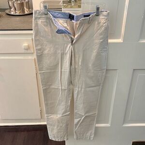 J. Crew Driggs Summerweight Cream Chinos for Men slim fit